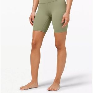 Lululemon Align shorts 8 inch rosemary green 4